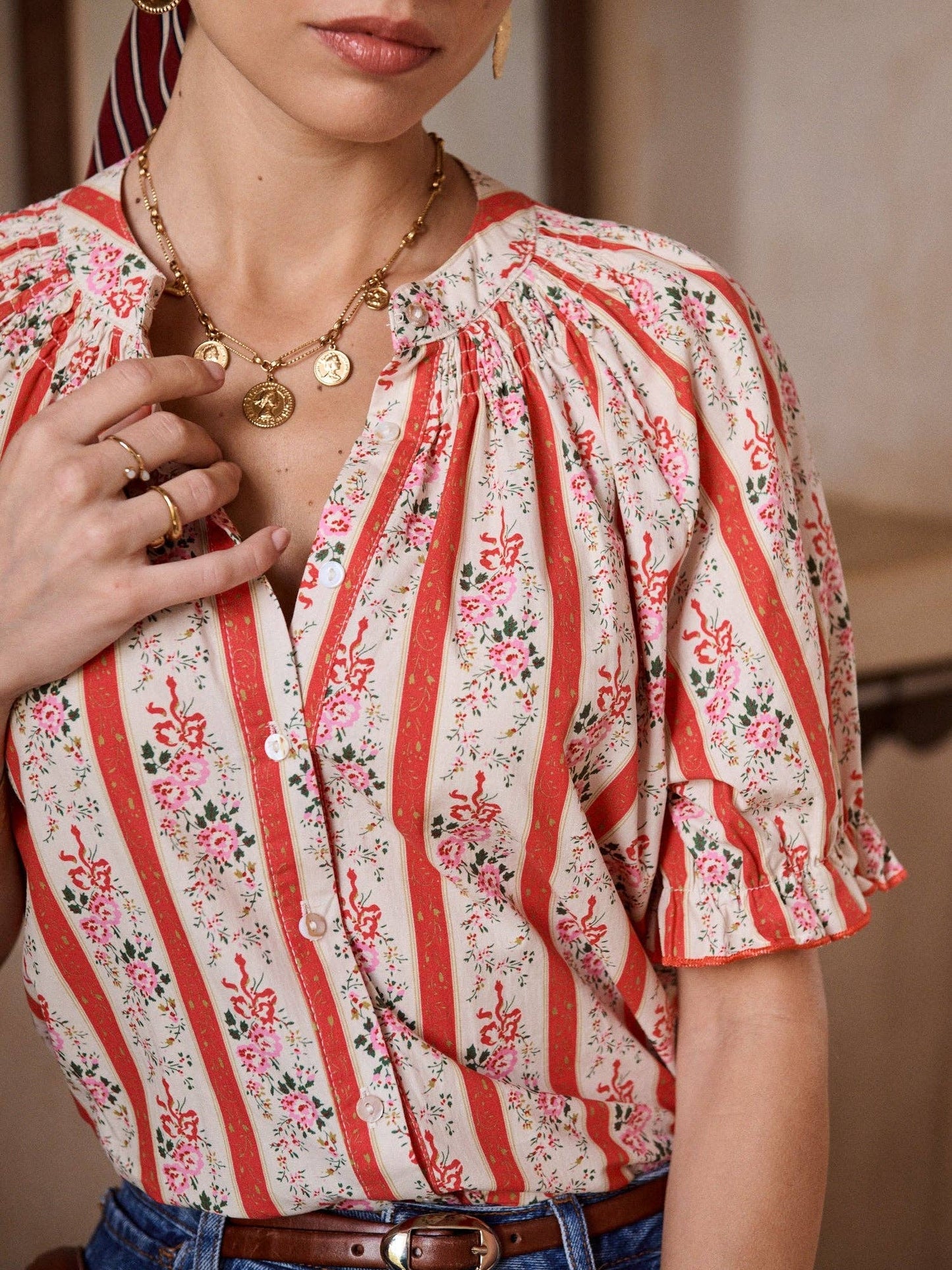 Valerian Bluse