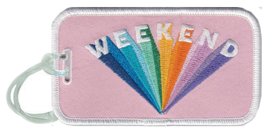 Weekend Rainbow Bagasjemerke