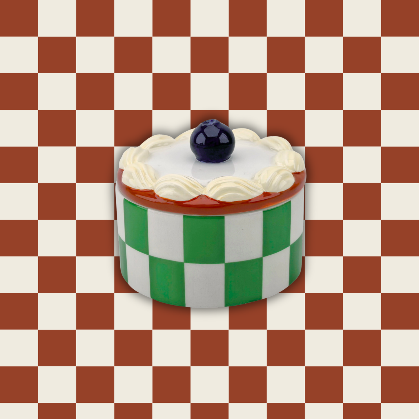Tartlet Whipped Cream Green Skål
