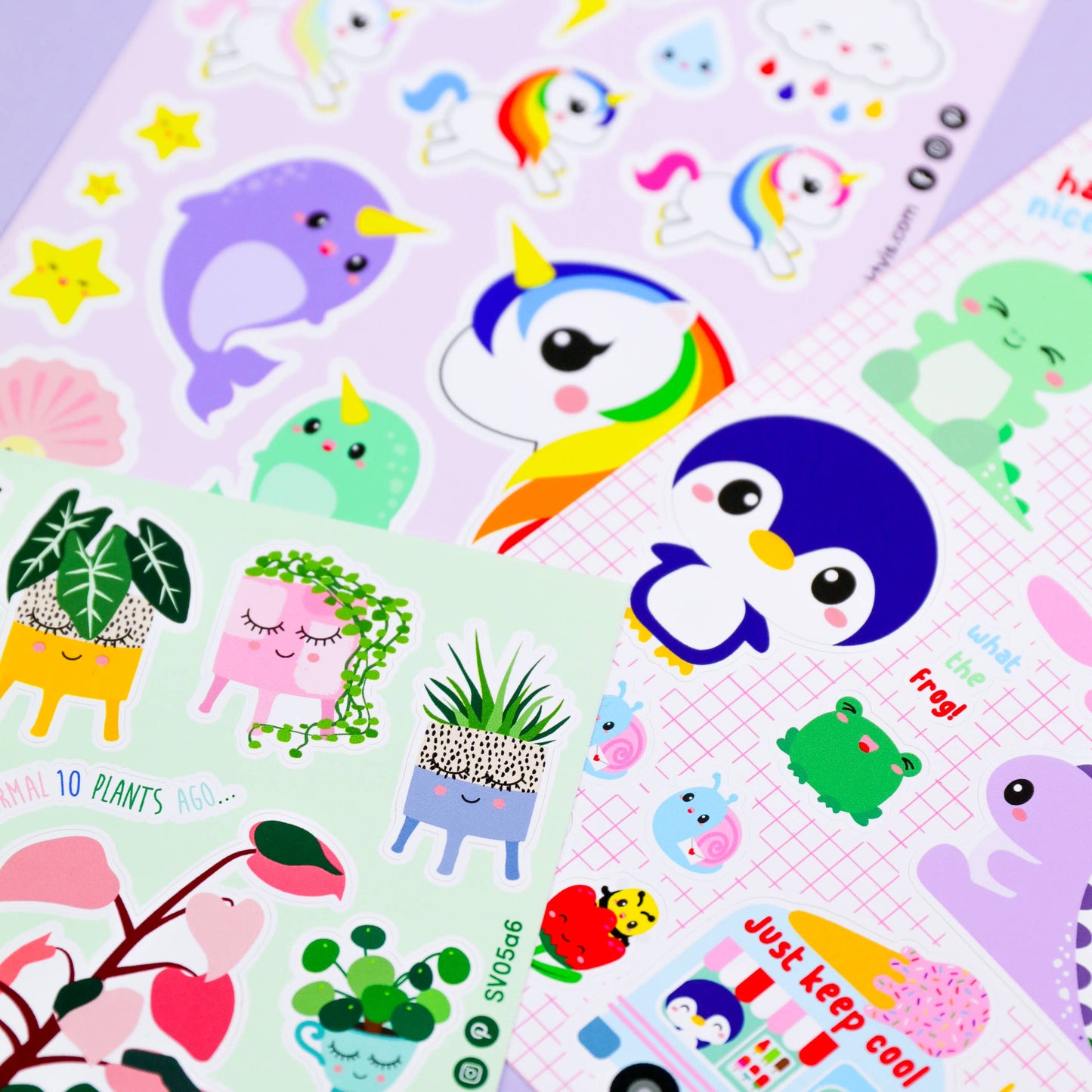 Unicorn Sticker sheet