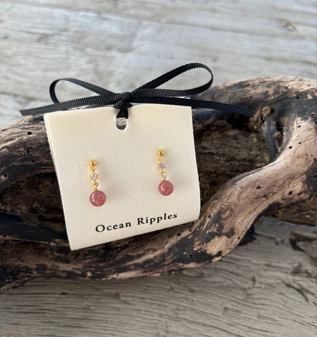 Strawberry Quartz Øredobber