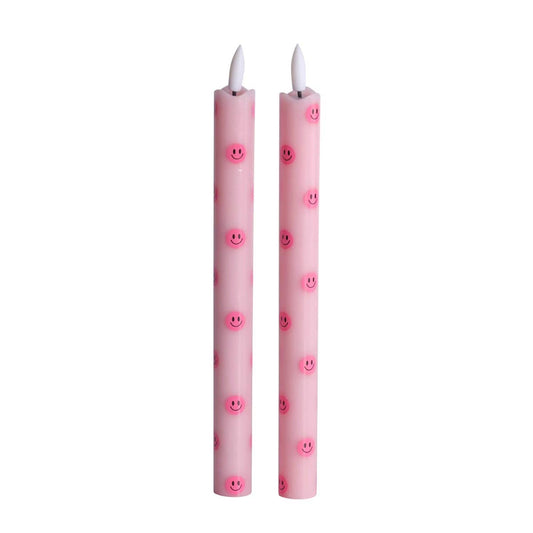 Smiley Pink LED-lyssett