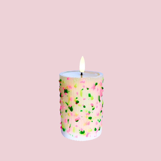 Floral Dots LED-Kubbelys 10