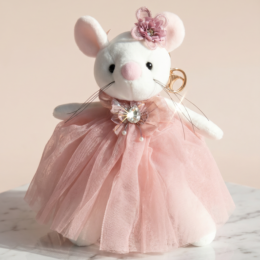 Oversized Ballerina Mouse Charm