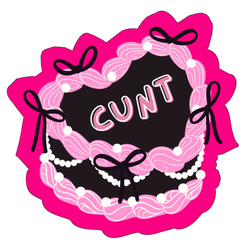 Cheeky Cunt Klistremerke