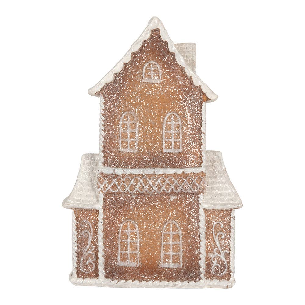 Brown Gingerbread House LED