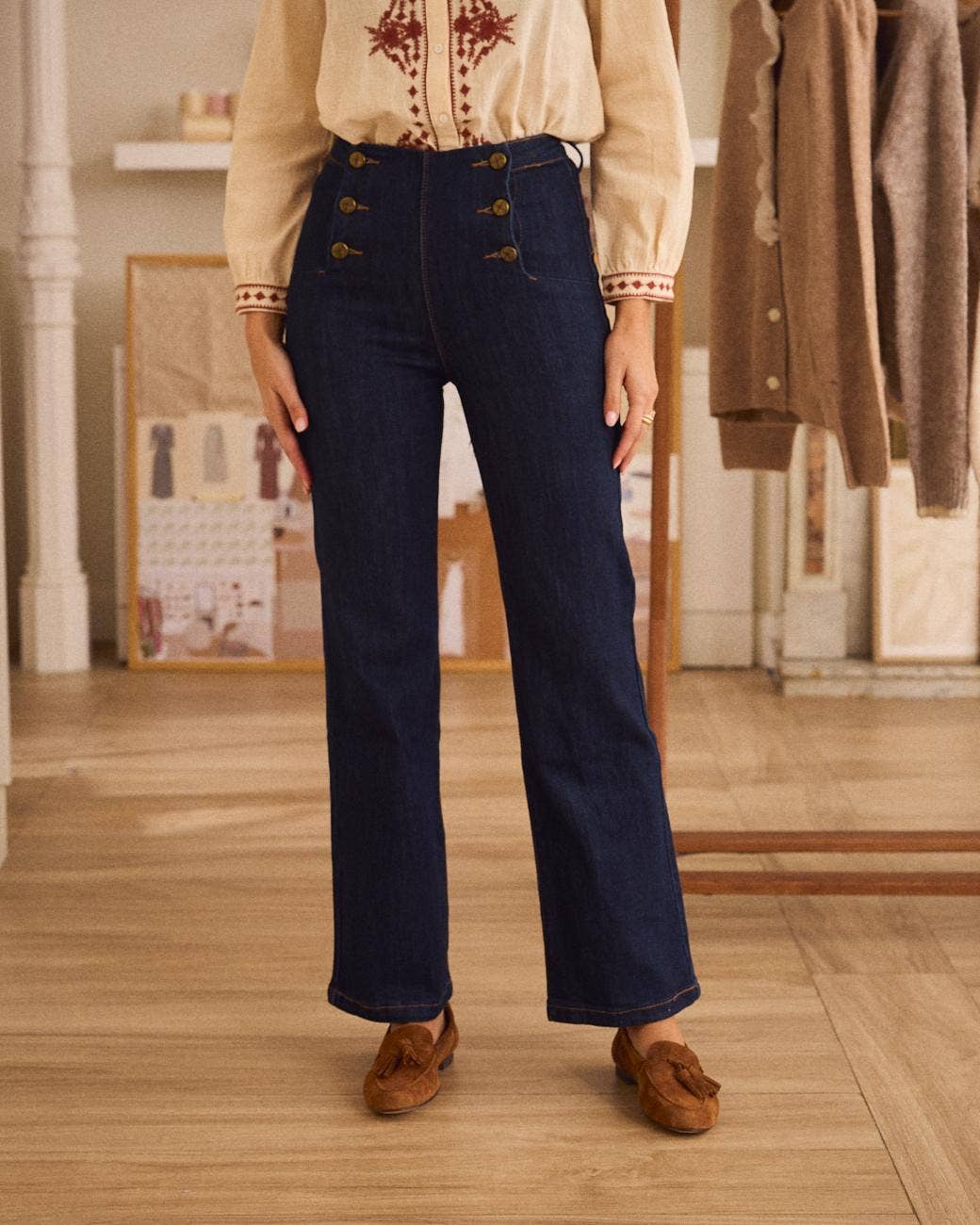 Cowboy Buttons Jeans