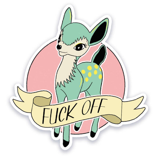 Kitsch Fuck Off Klistremerke
