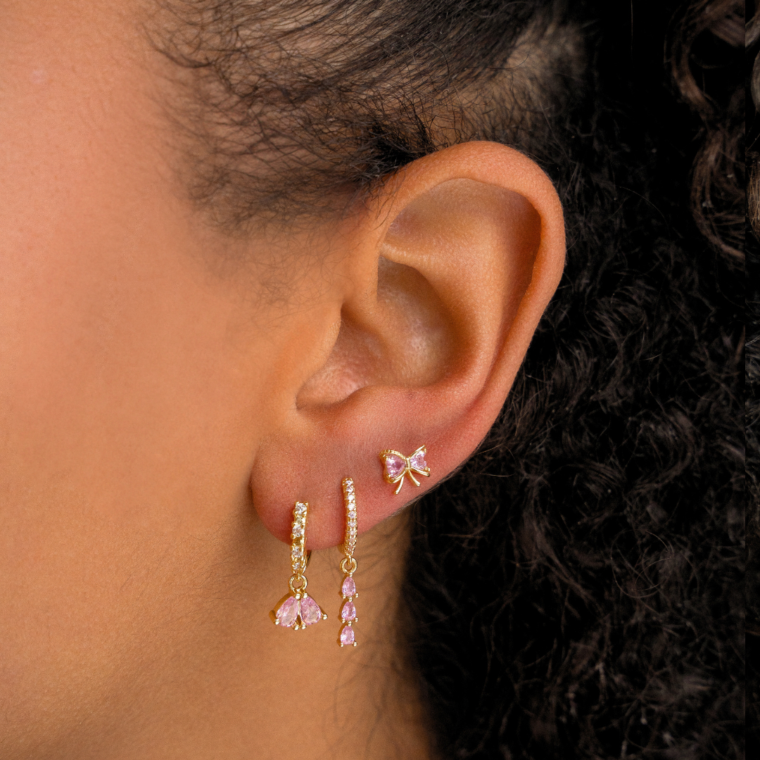 Earrings belle pink
