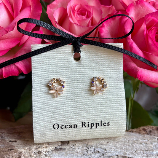 Flower Wreath Øredobber