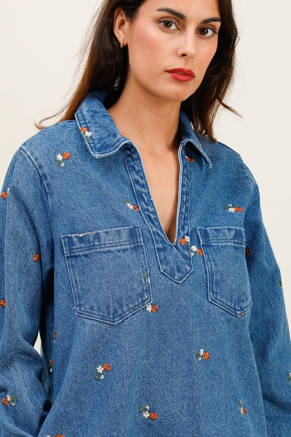 Embroidery Dongerikjole