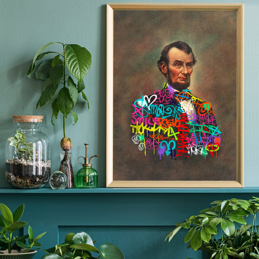 Abraham Lincoln Graffiti  Plakat
