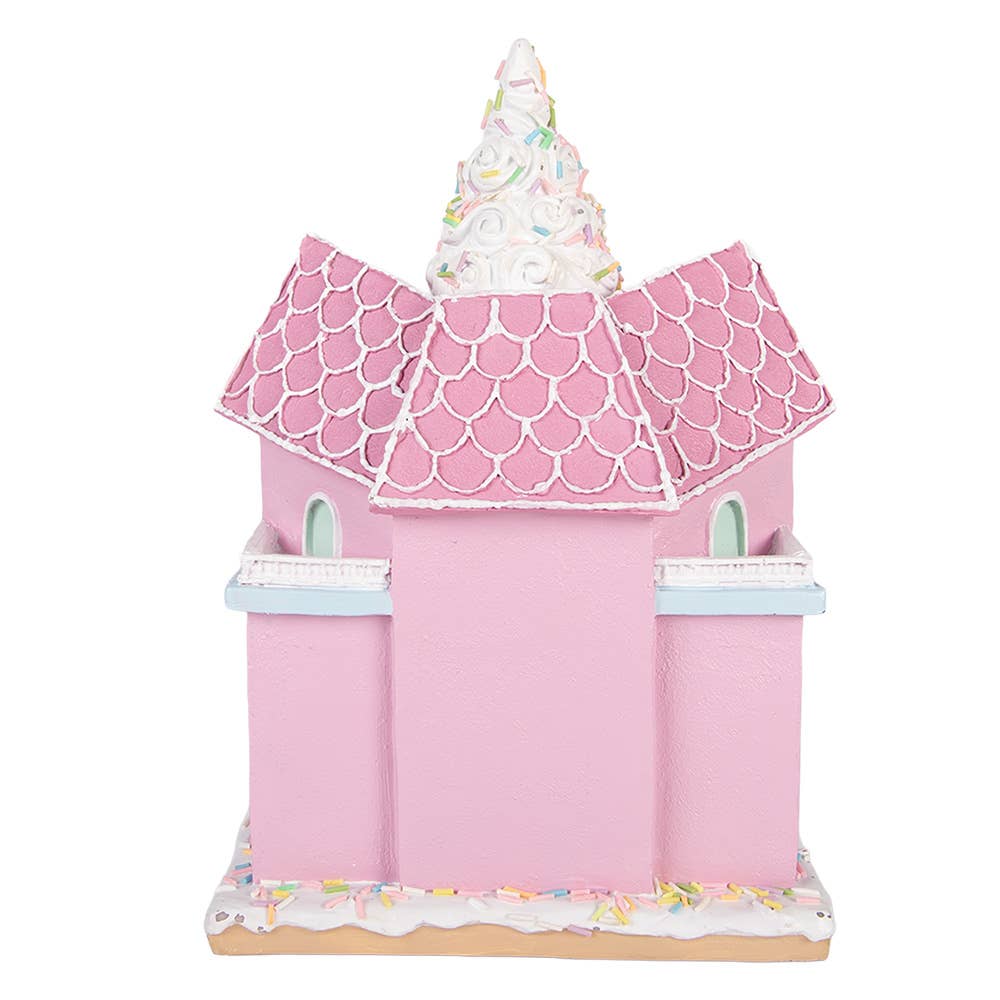 Pink Gingerbread house