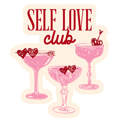 Self Love Club Klistremerke
