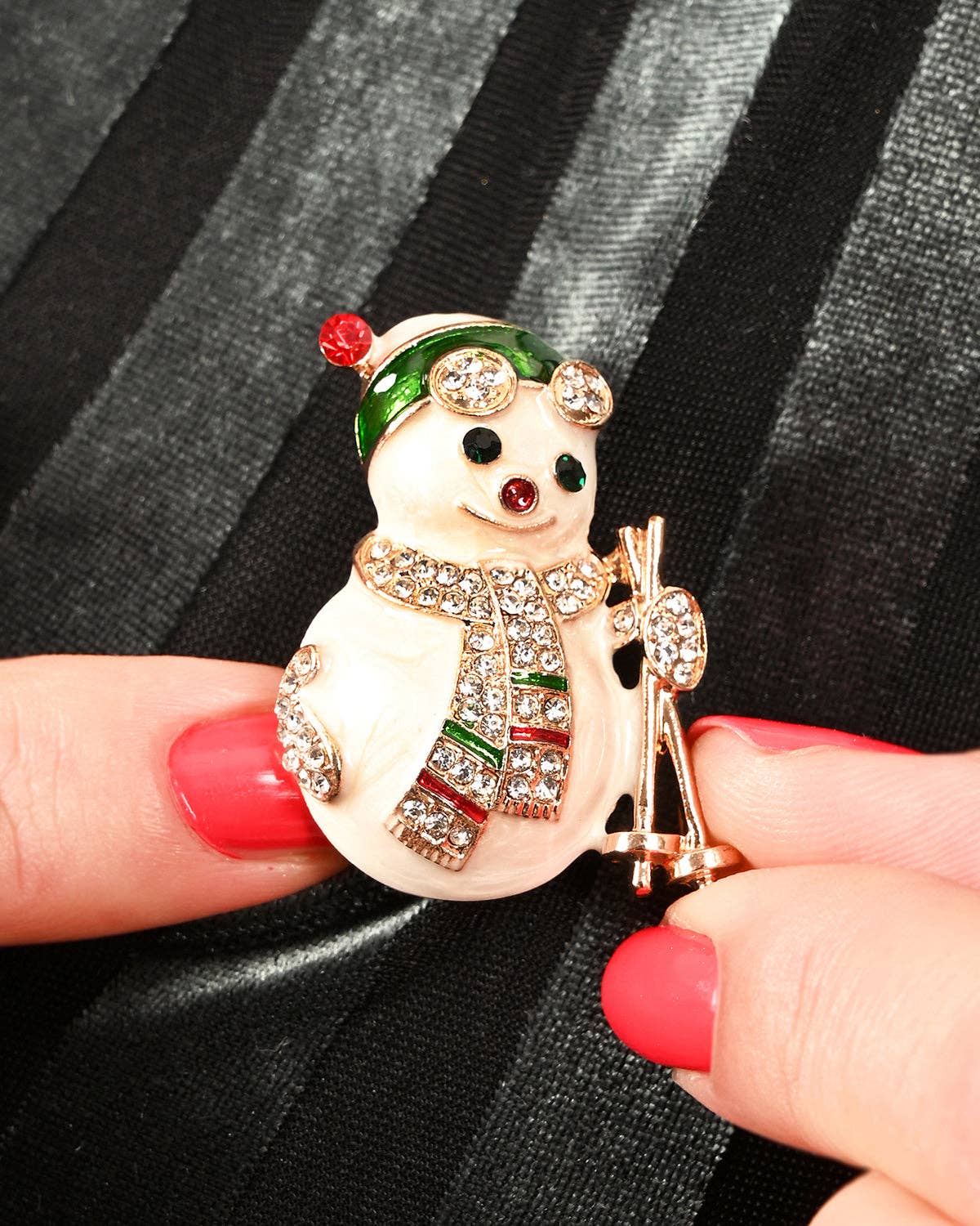Snowman Brosje