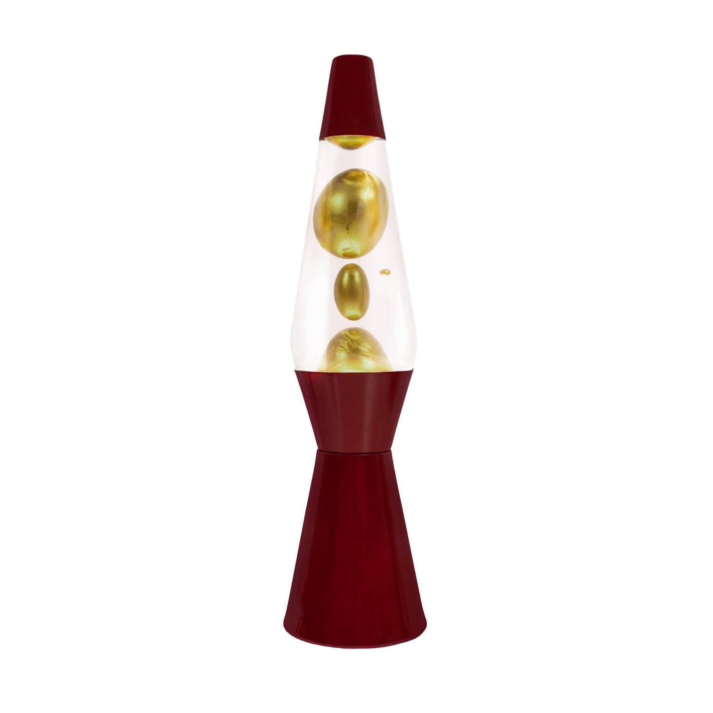Burgundy Gold Lavalampe