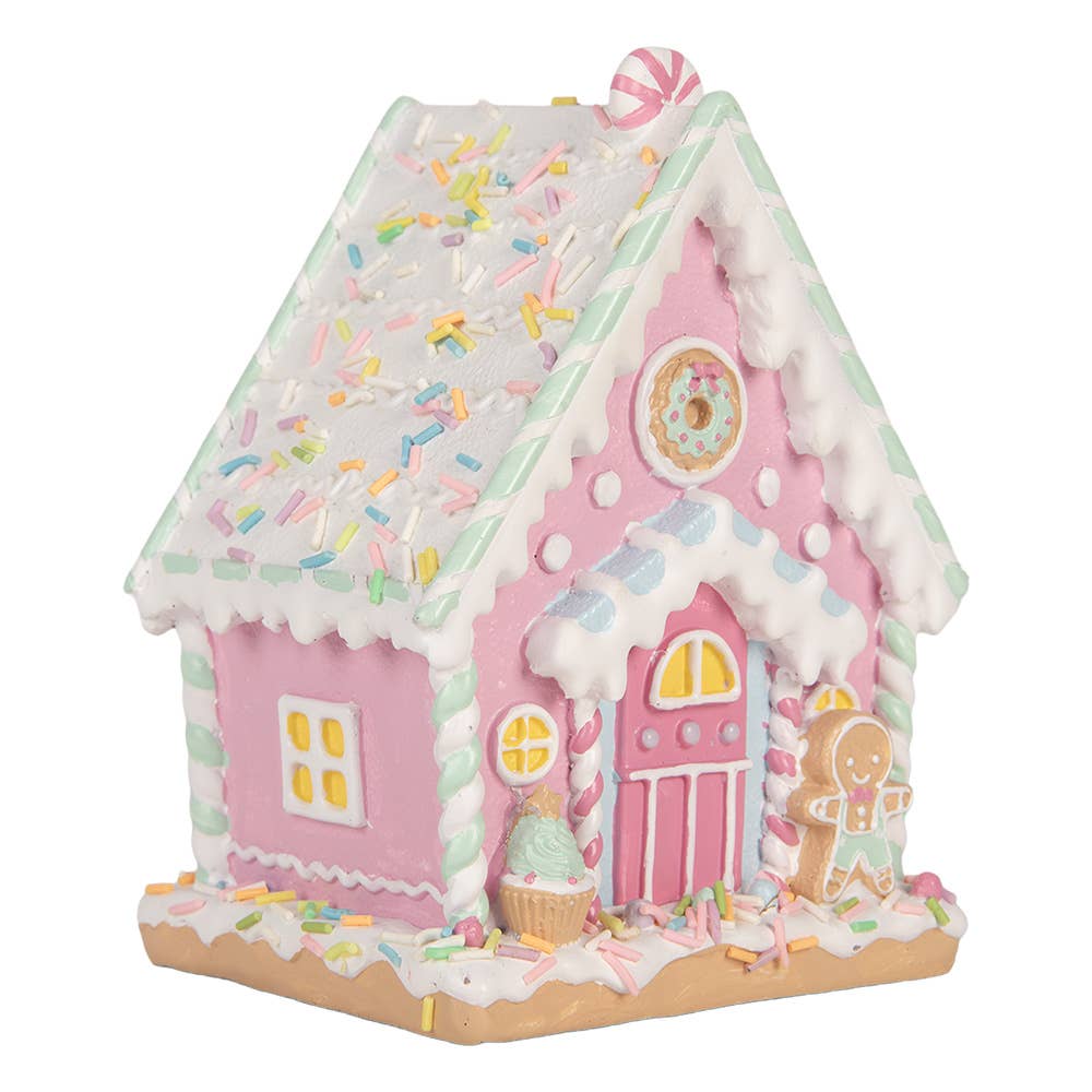 Pink Gingerbread house