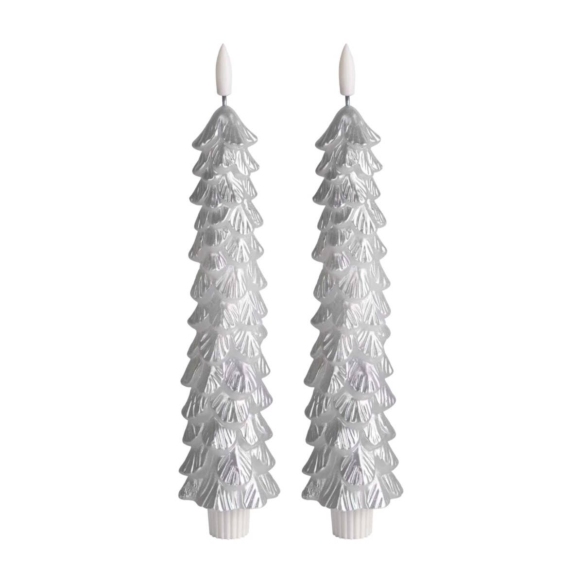 X-Mas Tree Silver LED-Lyssett
