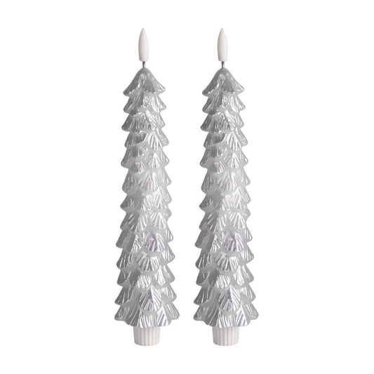 X-Mas Tree Silver LED-Lyssett
