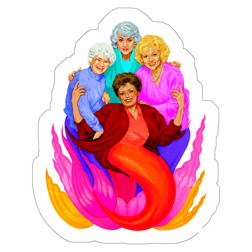 Golden Girls Klistremerke