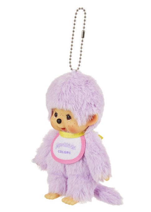 Monchhichi Purple Plush Mascot