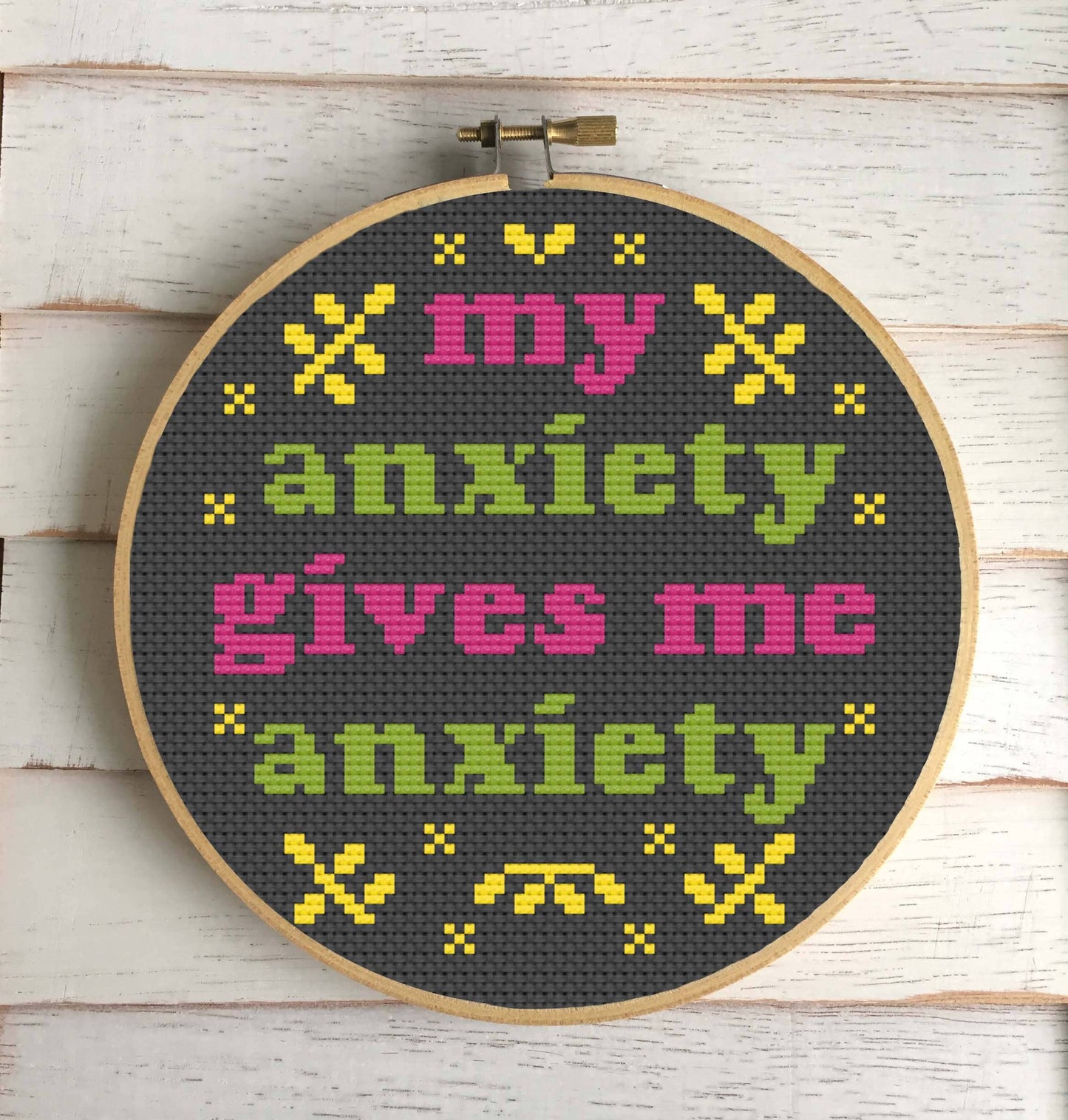 My Anxiety Broderi
