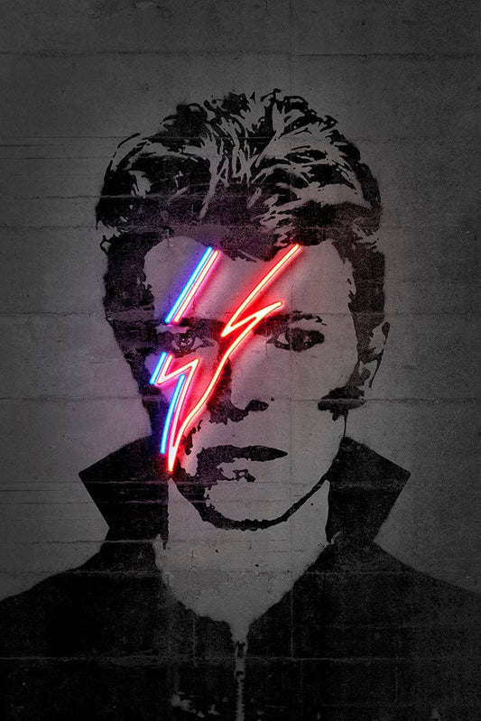 Neon Art - David Bowie Neon