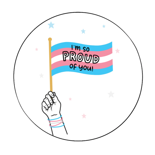 Proud Transexual Klistremerke