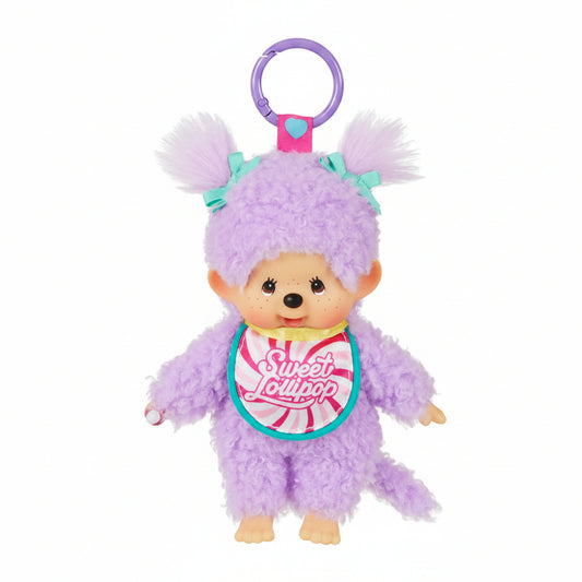 Monchhichi Sweet Lollipop Purple Mascot