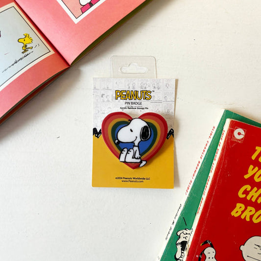 Snoopy Rainbow Pin