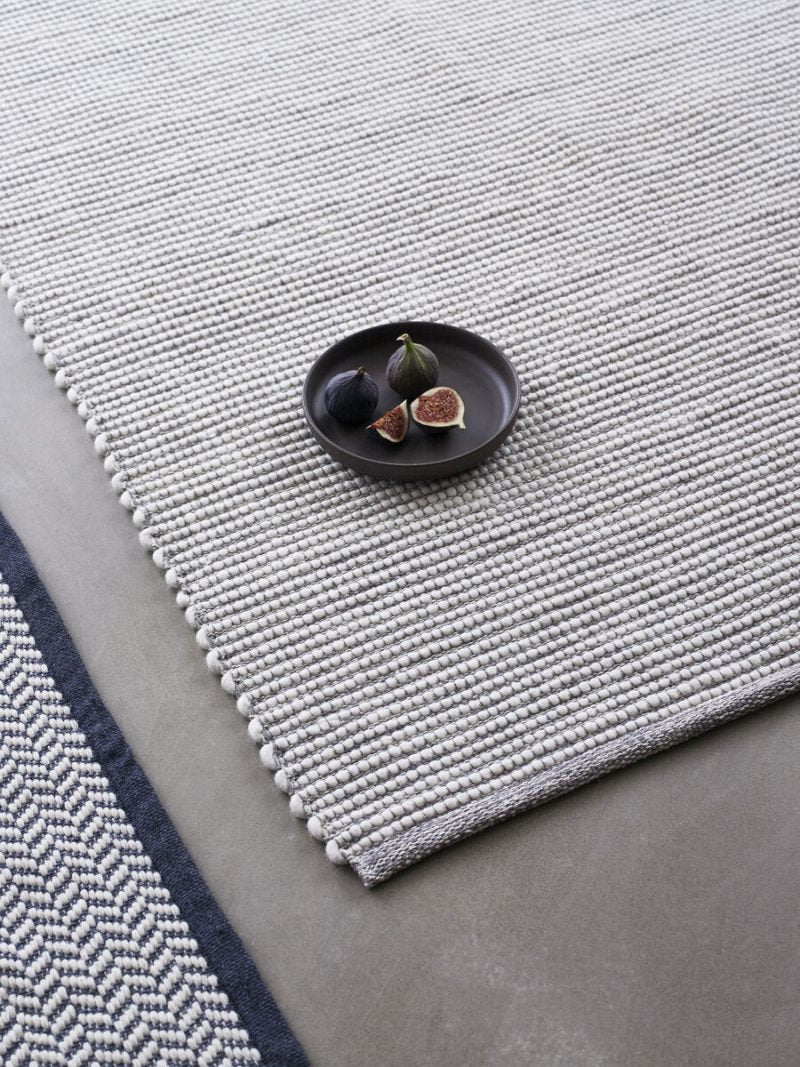 Poppy Rug Grey/White