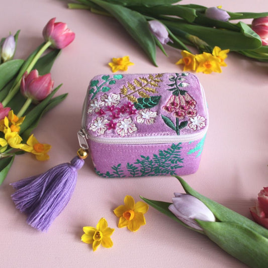 Posy Purple Smykkeskrin