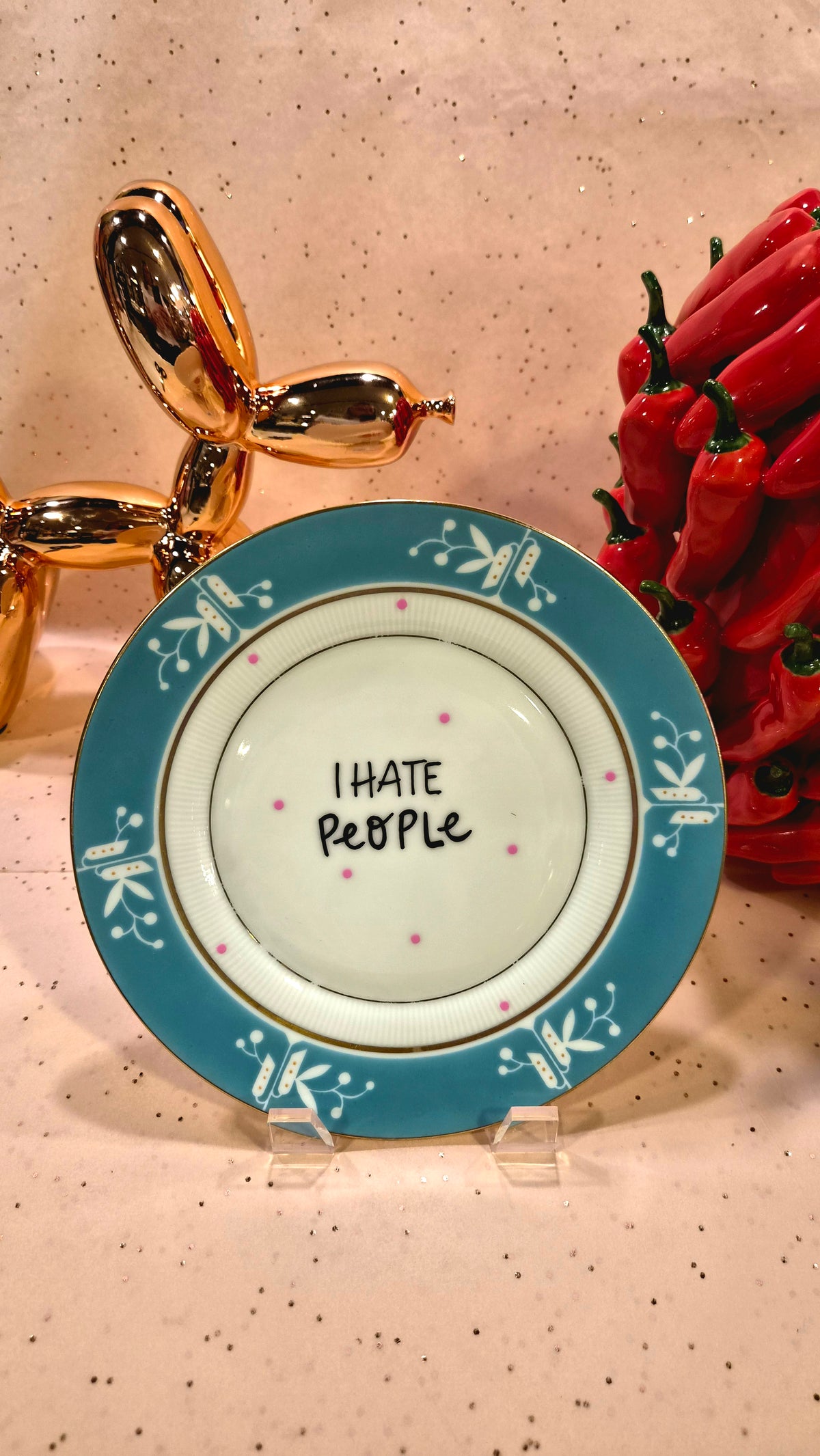 I hate people Tallerken