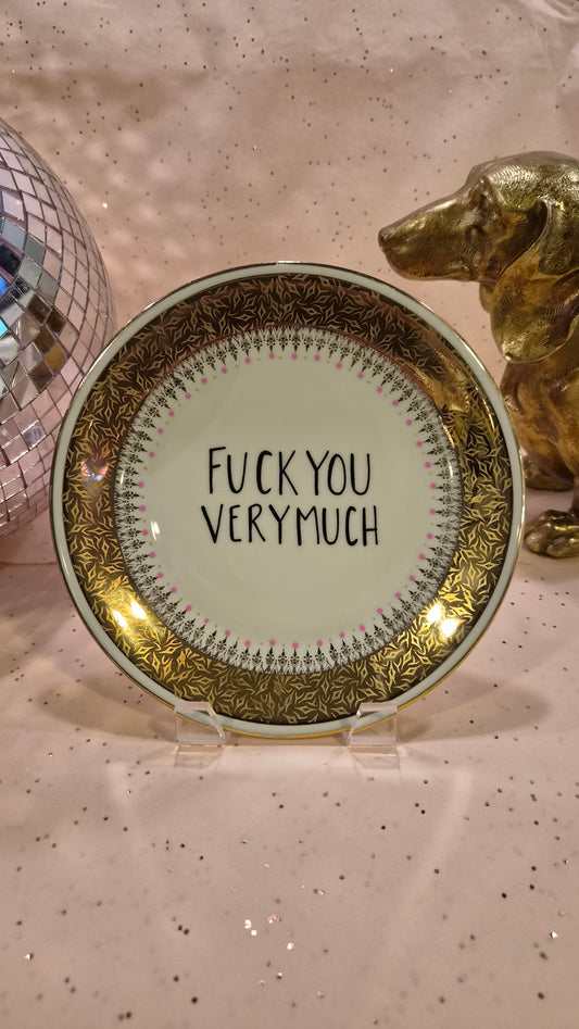 Fuck you very much Tallerken