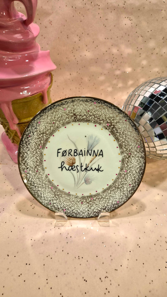 Førbainna hæstkuk Tallerken