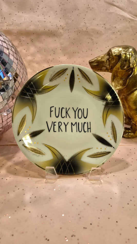 Fuck you very much Tallerken