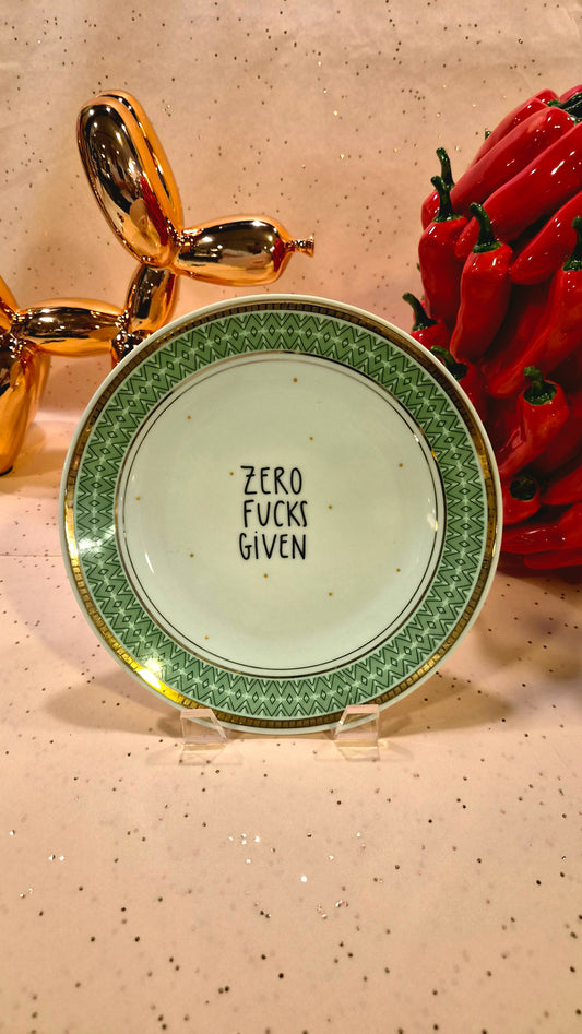 Zero fucks given Tallerken