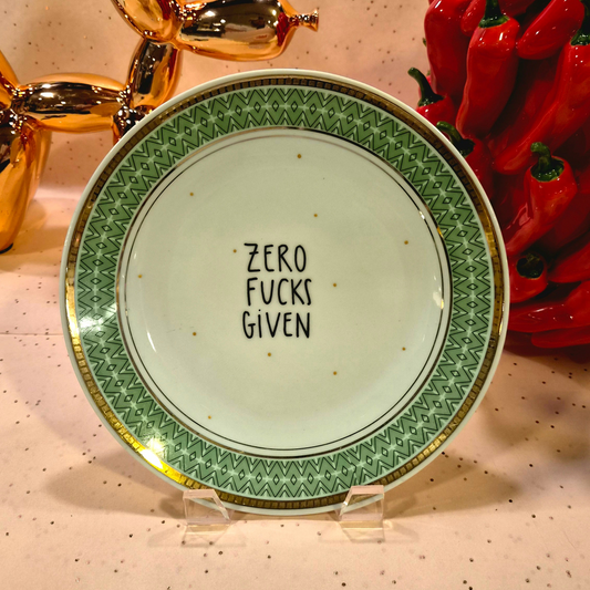 Zero fucks given Tallerken