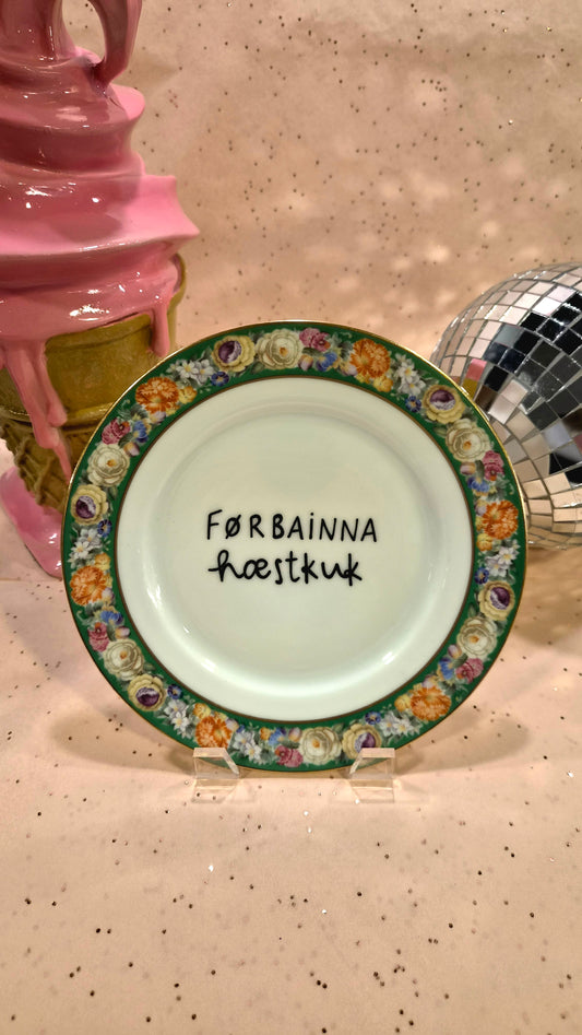 Førbainna hæstkuk Tallerken