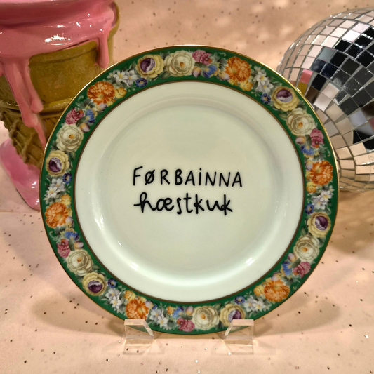 Førbainna hæstkuk Tallerken