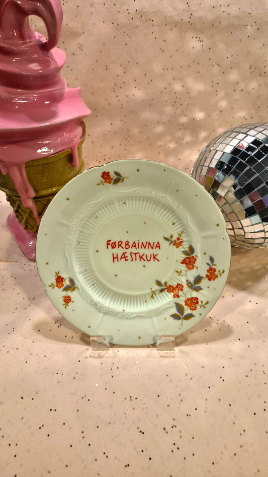 Førbainna hæstkuk Tallerken