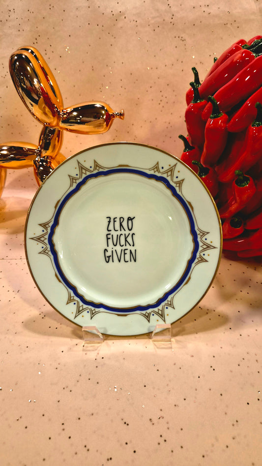 Zero fucks given Tallerken