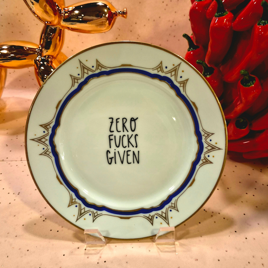 Zero fucks given Tallerken