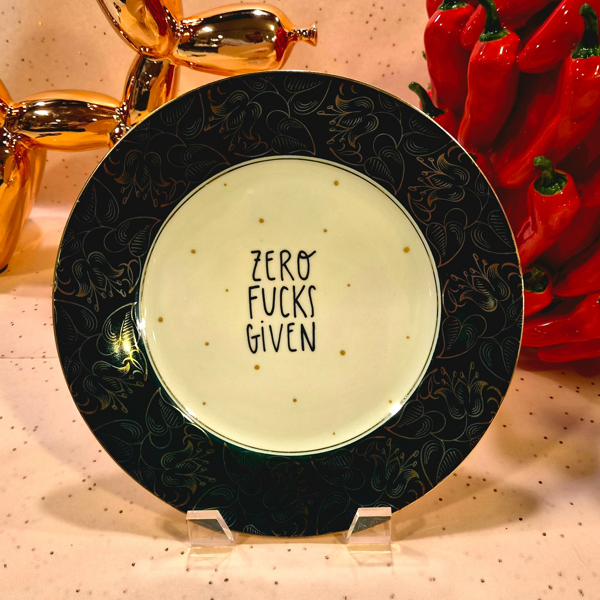 Zero fucks given Tallerken