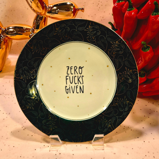 Zero fucks given Tallerken