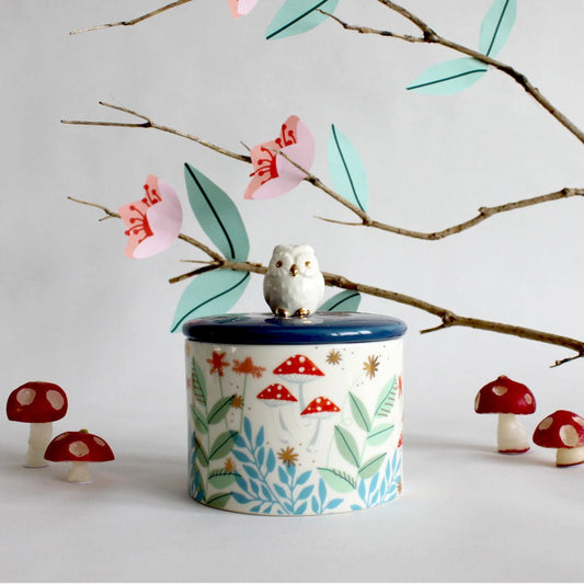 Garden Owl Krukke