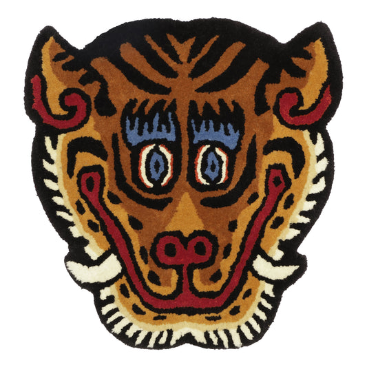 Tiger face rug Face rug